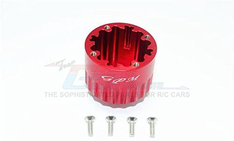 Aluminium Front / Center / Rear Diff Case - 1Pc Set Red-RC CAR PARTS-Mike's Hobby