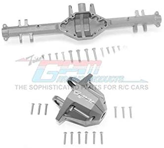 GPM RACING Traxxas UDR Aluminum Rear Axle Housing (with Carrier) - 1 Set Gray Silver-RC CAR PARTS-Mike's Hobby