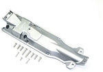 Aluminum 3D Skid Plate for Middle of Chassis -13PC Set (Gray)-RC CAR PARTS-Mike's Hobby