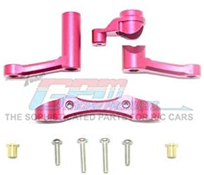 Aluminum Steering Assembly - 1 Set Red-RC CAR PARTS-Mike's Hobby