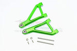 Aluminum Front Upper Suspension Arm - 8Pc Set Green-RC CAR PARTS-Mike's Hobby