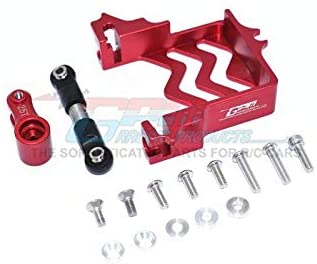 Aluminum Servo Mount + Stainless Steel Tie Rod + 25T Aluminum Servo Horn - 16Pc Set Red-Mike's Hobby