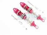 Aluminum Front Double Section Spring Dampers 115mm - 1Pr Set Red-RC CAR PARTS-Mike's Hobby