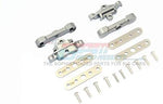 Aluminum Front + Rear Lower Arm Tie Bar Mount - 18Pc Set Gray Silver-RC CAR PARTS-Mike's Hobby