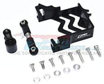 Aluminum Servo Mount + Stainless Steel Tie Rod + 25T Aluminum Servo Horn- 16Pc Set Black-Mike's Hobby