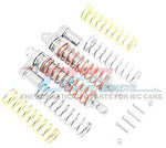 Aluminum Rear Adjustable L-Shape Piggy Back Shocks 102mm - 1Pr Set Silver-RC CAR PARTS-Mike's Hobby