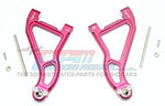 Aluminum Front Upper Suspension Arm - 1Pr Set Red-RC CAR PARTS-Mike's Hobby