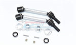 Traxxas Maxx Monster Truck Harden Steel+Aluminum Front/Rear Adjustable CVD Drive Shaft+Hex Adapter+Wheel Lock 12pc set (Silver)-RC CAR PARTS-Mike's Hobby