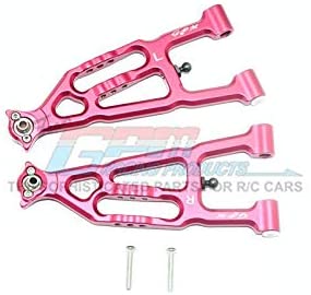 Aluminum Front Lower Suspension Arm - 1 Pair Set Red-RC CAR PARTS-Mike's Hobby