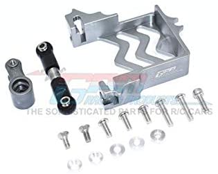 Aluminum Servo Mount + Stainless Steel Tie Rod + 25T Aluminum Servo Horn - 16Pc Set Gray Silver-RC CAR PARTS-Mike's Hobby