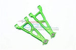 Aluminum Front Upper Suspension Arm - 1 Pair Set Green-RC CAR PARTS-Mike's Hobby