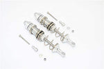 Aluminum Front Double Section Spring DAMPERS 115MM-10PC Set (Silver)-RC CAR PARTS-Mike's Hobby