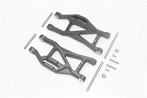 Aluminium Front/Rear Lower ARMS -14PC Set Black-RC CAR PARTS-Mike's Hobby