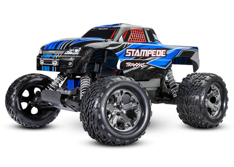 TRA36054-8-BLUE STAMPEDE USBC-1/10 TRUCK-Mike's Hobby
