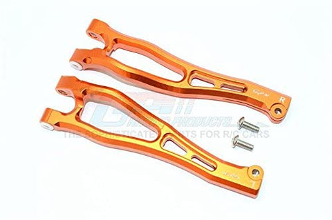 Aluminum Front Upper Arms - 1Pr Set Orange-RC CAR PARTS-Mike's Hobby