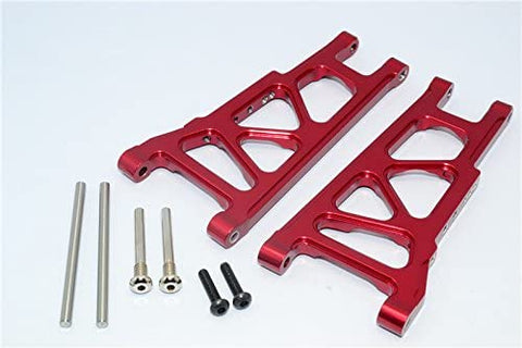 Aluminum Front/Rear Lower Arm - 1Pr Set Red-RC CAR PARTS-Mike's Hobby