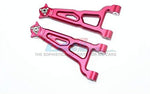 Aluminum Front Upper Suspension Arm - 1Pr Set Red-RC CAR PARTS-Mike's Hobby
