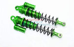 Aluminum Rear L-Shape Shocks (170mm) - 1Pr Set Green-Mike's Hobby