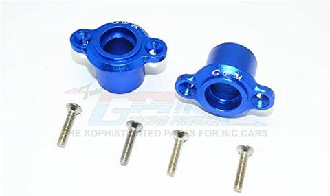 Aluminum Rear Axle Adapters - 1Pr Set Blue-RC CAR PARTS-Mike's Hobby