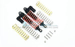 Aluminum Rear Adjustable L-Shape Piggy Back Shocks 102mm - 1Pr Set Black-RC CAR PARTS-Mike's Hobby