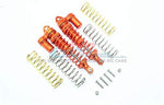 Aluminum Rear Adjustable L-Shape Piggy Back Shocks 102mm - 1Pr Set Orange-RC CAR PARTS-Mike's Hobby