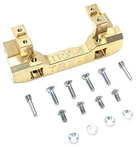 Traxxas TRX4 Trail Crawler Brass Front Bumper Mount - 15pc set-RC CAR PARTS-Mike's Hobby