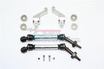 Traxxas 1/10 Slash 4x4 Steel+Aluminium Widen Rear CVD Drive Shaft W. Knuckle Arm 12pc set (Silver)-RC CAR PARTS-Mike's Hobby