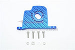 Aluminum Motor Mount Plate with Heat Sink Fins - 1Pc Set Blue-RC CAR PARTS-Mike's Hobby