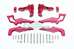 Aluminum Rear Damper Mount - 1 Set Red-RC CAR PARTS-Mike's Hobby
