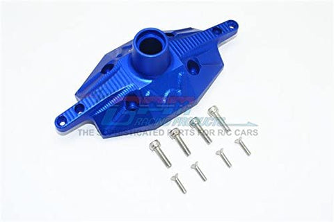 Aluminum Rear Axle Case Cover - 1Pc Set Blue-RC CAR PARTS-Mike's Hobby