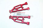 Aluminum Front Lower Suspension Arm - 1Pr Set Red-RC CAR PARTS-Mike's Hobby