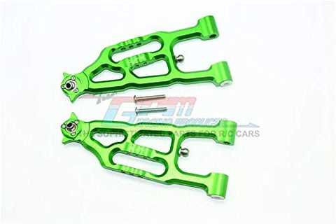 Aluminum Front Lower Suspension Arm - 1Pr Set Green-RC CAR PARTS-Mike's Hobby