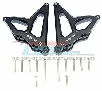 Aluminum Rear Damper Mount - 1Pr Set Black-Mike's Hobby