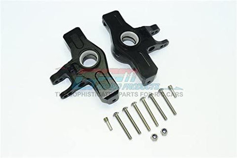 Aluminum Front Knuckle Arms - 1Pr Set Black-RC CAR PARTS-Mike's Hobby