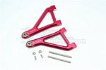 Aluminum Front Upper Suspension Arm - 8Pc Set Red-RC CAR PARTS-Mike's Hobby