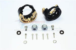 Aluminum Pendulum Wheel Knuckle Axle Weight With Brass Lid + 9mm Hex Adapter - 1Pr Set Black-RC CAR PARTS-Mike's Hobby