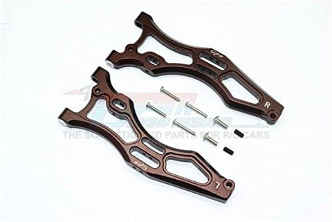 Aluminum Front Lower Arms - 1Pr Set Brown-RC CAR PARTS-Mike's Hobby