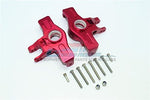 Aluminum Front Knuckle Arms - 1Pr Set Red-RC CAR PARTS-Mike's Hobby