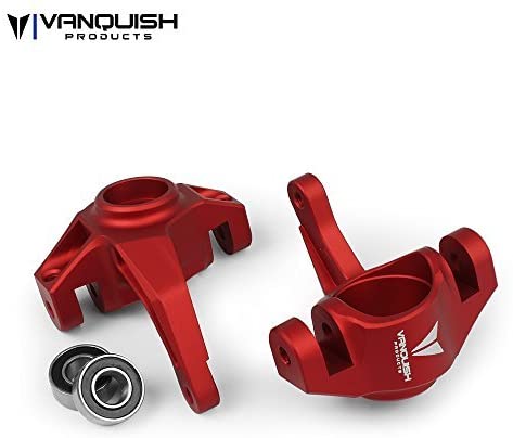 Vanquish Steering Knuckles Red Anodized for Axial Yeti / EXO, VPS06554-RC CAR PARTS-Mike's Hobby