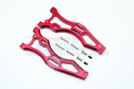 Aluminum Front Lower Arms - 1Pr Set Red-RC CAR PARTS-Mike's Hobby