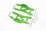 Aluminium Front/Rear Lower ARMS -14PC Set Green-RC CAR PARTS-Mike's Hobby
