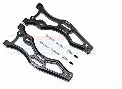 Aluminum Front Lower Arms - 1Pr Set Black-RC CAR PARTS-Mike's Hobby