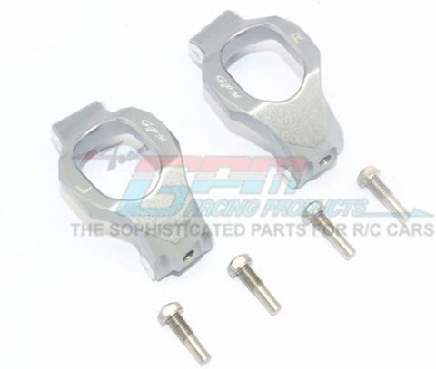 Aluminum Front C-HUBS -6PC Set (Gray)-RC CAR PARTS-Mike's Hobby