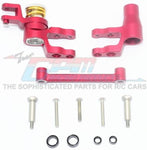 Aluminum Steering Assembly - 1 Set Red-RC CAR PARTS-Mike's Hobby