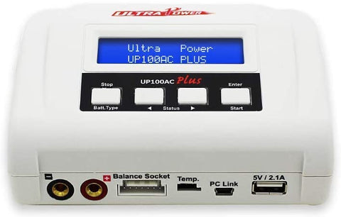 Ultra Power UP100AC Plus 100W Multi-Chemistry AC/DC Charger-CHARGER-Mike's Hobby
