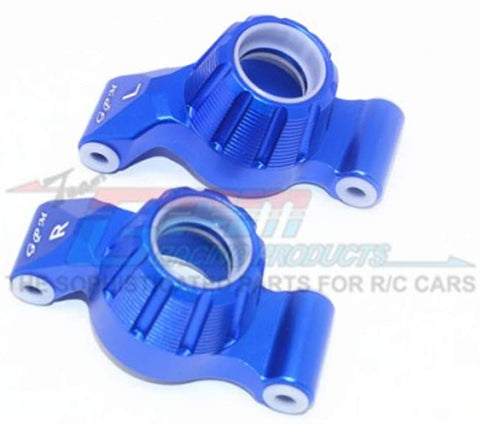 Aluminum Rear Knuckle ARM -2PC Set (Blue)-Mike's Hobby