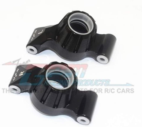 Aluminum Rear Knuckle ARM -2PC Set (Black)-Mike's Hobby