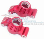 Aluminum Rear Knuckle ARM -2PC Set (red)-Mike's Hobby