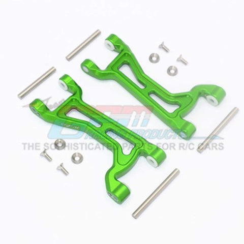 Aluminium Front/Rear Upper ARMS -14PC Set green-RC CAR PARTS-Mike's Hobby