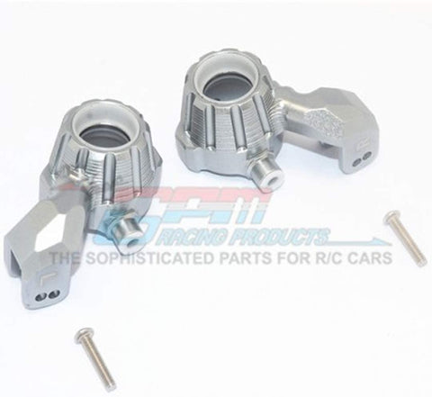 Aluminum Front Knuckle ARMS -4PC Set Gray Silver-RC CAR PARTS-Mike's Hobby